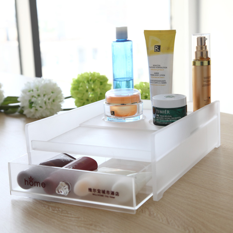 Frosting Acrylic Storage Box for hotel use
