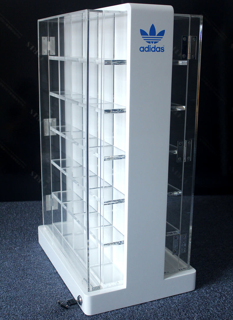 Adidas accessories acrylic display cases