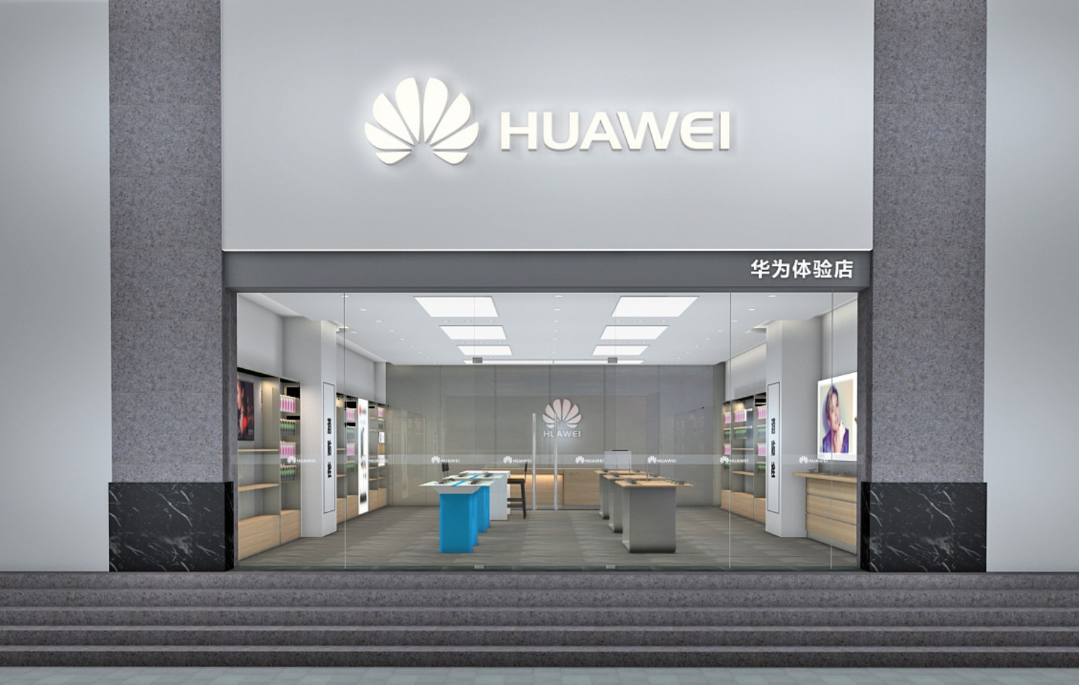 HUAWEI Experience Store design and building