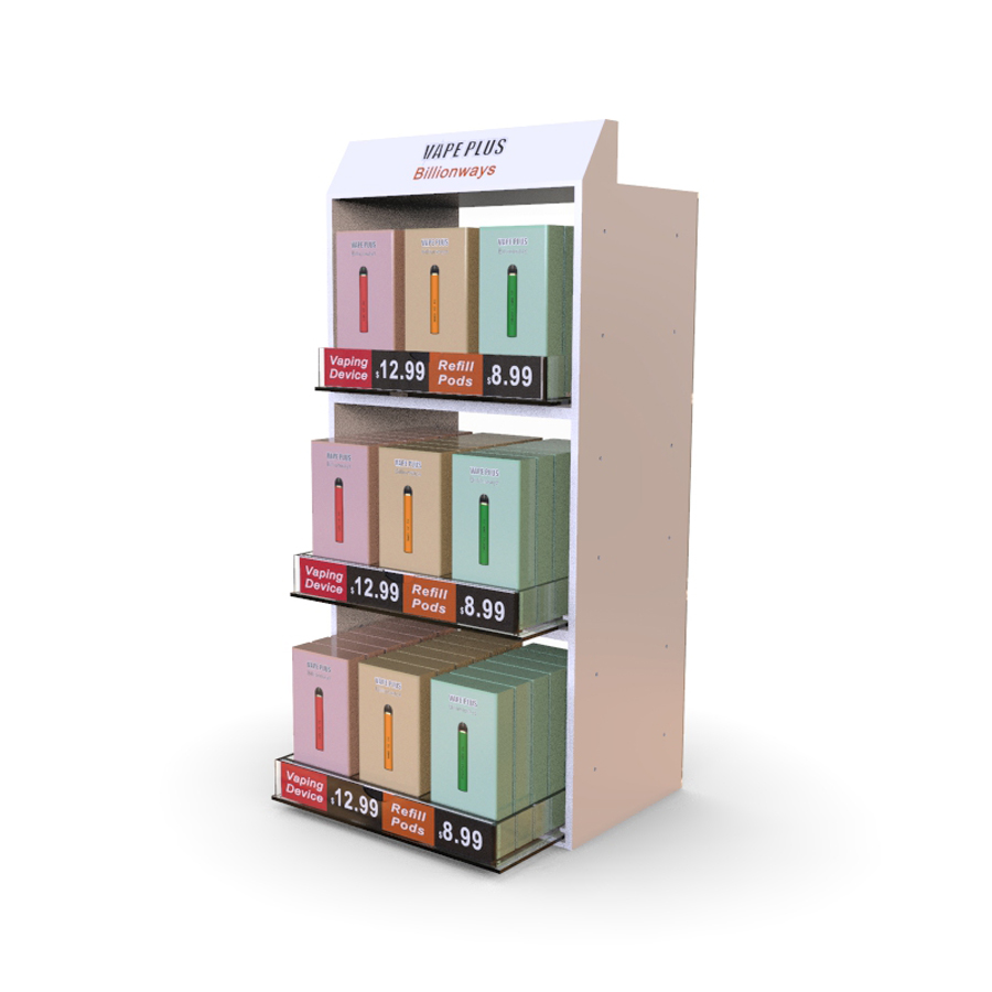 Acrylic Adjustable Electronic Cigarette Boxes Display Stand