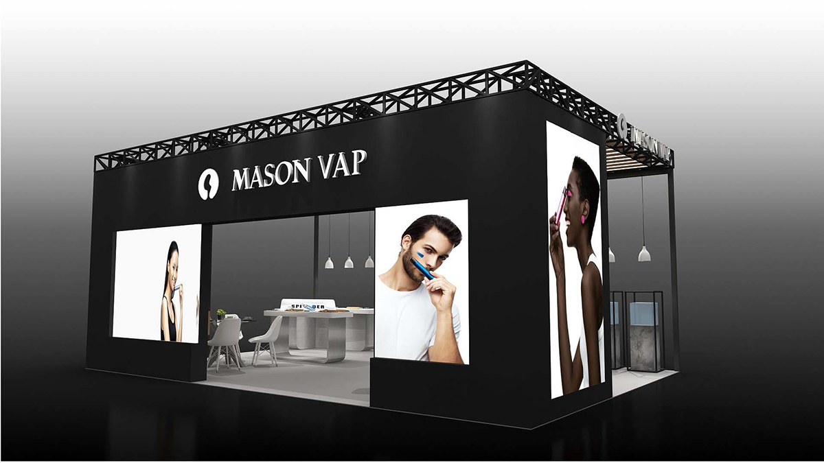 Vape world show exhibition booth design and building