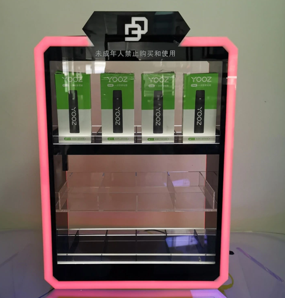 Custom DD Dark Rider 3S Vapor LED Acrylic Adjustable Electronic Cigarette Pack Boxes Promotion Display Stand