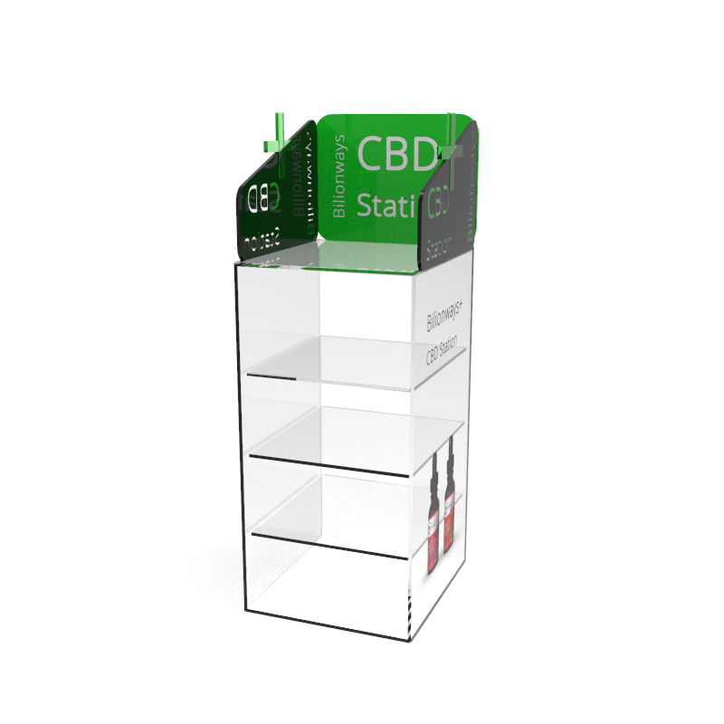 Acrylic E-cigarette Cannabis e-liquid display Stand