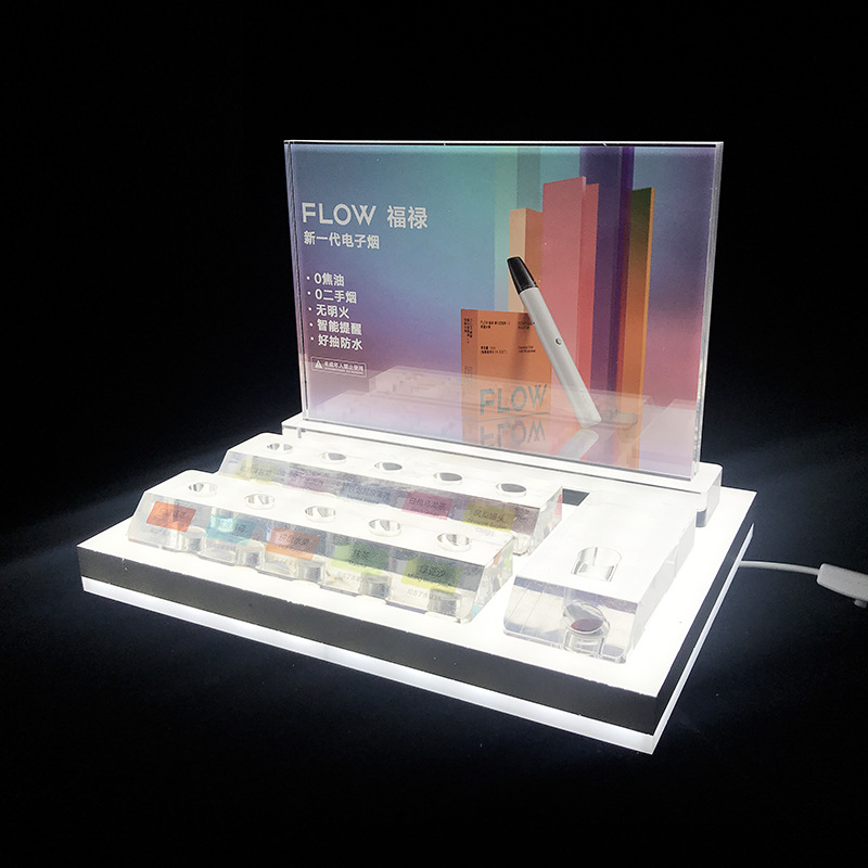 Acrylic Vape E-liquid Merchandising Display Stand