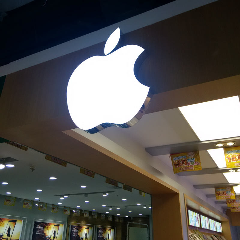 Apple iphone store LED signage
