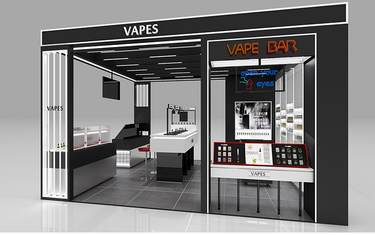Vape branding store design